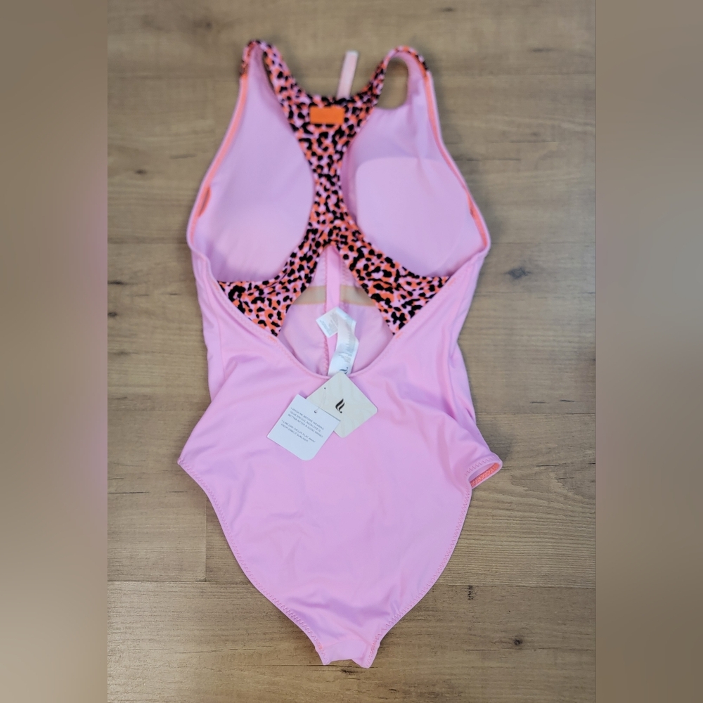 FABLETICS Zip-Front Racerback Shaping One-Piece - Picture 10 of 14